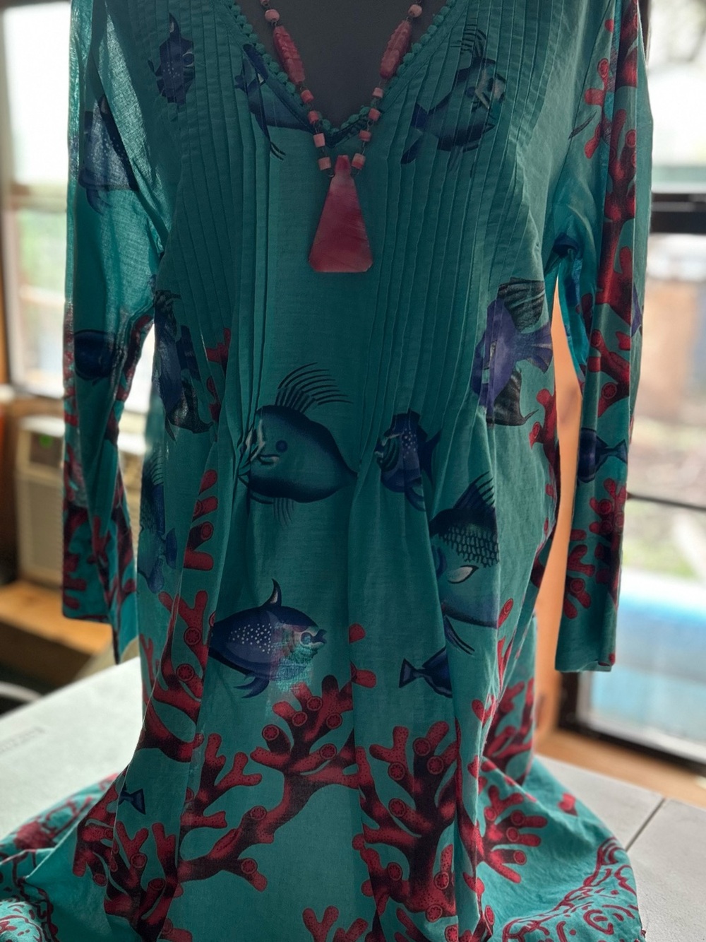 Soft Surroundings Turquoise Tunic